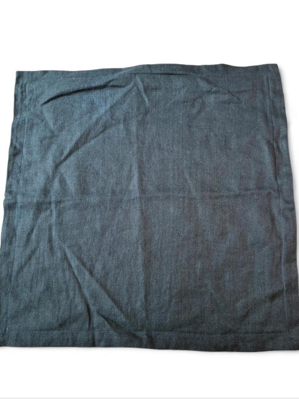Pottery Barn 100% Linen Throw Pillow Cover in Two Tone Blue 20x20